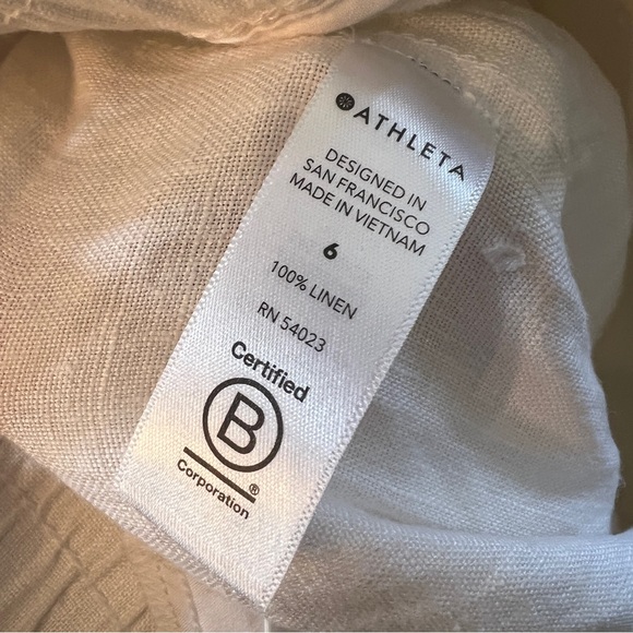 ATHLETA Cabo linen jogger white - Picture 10 of 10